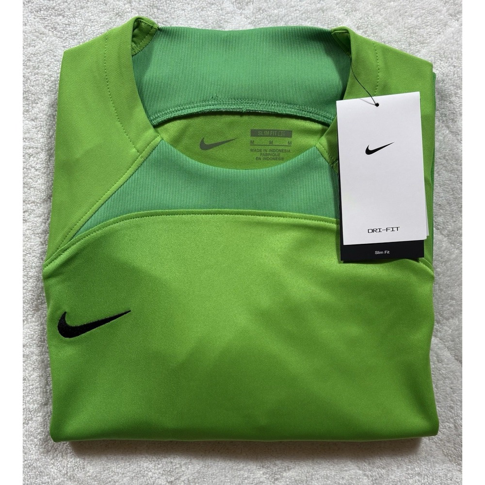 Nike Dri-Fit Men's Soccer Goalie Keeper Jersey Slim Fit NWT Medium -522 - Picture 9 of 9